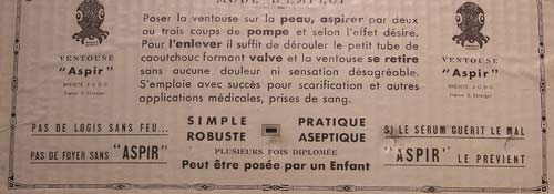 Caducées panachés avec ventouses soins, Multipub